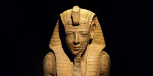 A bust of Ramses the Great.