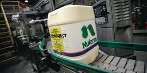 Australia's dry weather has cut demand for Nufarm's products.
