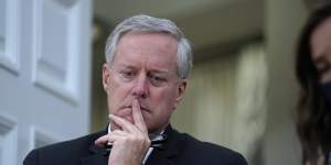 Mr Trump’s chief of staff,Mark Meadows,has cried a number of times during the pandemic,in meetings with White House staff.