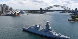 The FREMM,a frigate built by Italian firm Fincantieri,is one of the bids for Australia's next fleet.