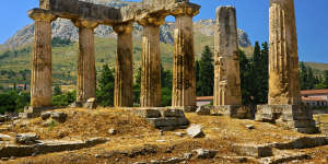 Ancient sites such as the Temple of Apollo,Corinth,can be enjoyed regardless of the time of year.