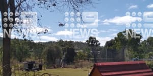 Manhunt after three dead,survivor found kilometres away in Queensland shooting