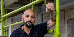 Builder Robert Faraj is facing the impact of rising materials costs.