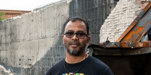 Ruhel Islam,the owner of much-loved restaurant Gandhi Mahal,which burnt down in the 2020 Minneapolis riots.
