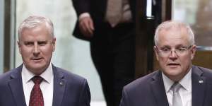 Michael McCormack and Scott Morrison say increased climate action will lead to'higher taxes and higher electricity prices'.