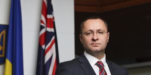 Ukrainian ambassador to Australia Vasyl Myroshnychenko is grateful for Australia’s support during the Russian invasion.