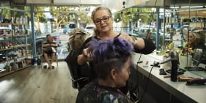 Needing more detail:Hairdresser Cherina Watts from Charmaine Hair Salon in Lismore. 