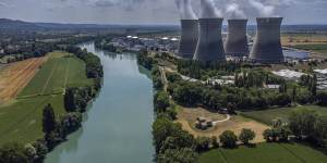 The Bugey nuclear power station in France.