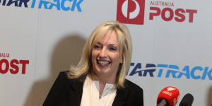 Christine Holgate will resign as chief executive of Blackmores to take up the role of Australia Post managing director in October. 
