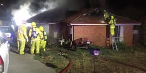 Pregnant woman rescued from house fire in Nicholls