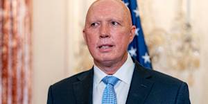 Former Liberal leader,Peter Dutton.