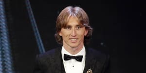 Modric wins FIFA’s top gong,Matildas coach misses out