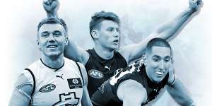 Patrick Cripps,Sam Walsh and Jacob Weitering have helped lead a Blues resurgence.