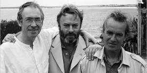 Martin Amis (right) with friends Ian McEwan (left) and Christopher Hitchens (centre).