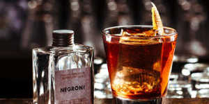 Bottled negroni at Heartbreaker.