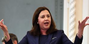 Premier Annastacia Palaszczuk's comments during question time might be considered"entirely inappropriate",the CCC said.