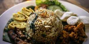 This Indonesian national dish had a brief claim to fame in Aussie culture