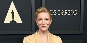 Cate Blanchett at the 95th Oscars Nominees Luncheon in Feburary in Beverly Hills,California.
