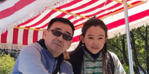 Yang Hengjun with his wife Xiaoliang Yuan. 