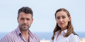 Crooner and retired cop Jack Grayling (Shayne Ward) and First Officer Kate Woods (Catherine Tyldesley) are crimebusters in the easygoing whodunit The Good Ship Murder.