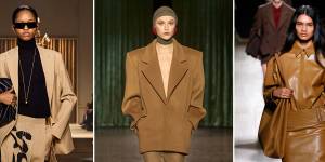 The big brown:Dior,autumn-winter 2024 in Paris;Saint Laurent,autumn-winter 2024 in Paris;Ferragamo autumn-winter 2024 in Milan.
