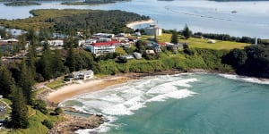 The Pacific Hotel stands majestically overlooking her namesake in Yamba at the mouth of the Clarence River.