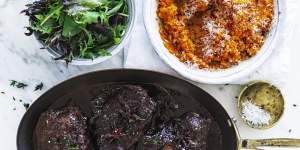 Shiraz and aniseed beef cheeks (