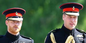 Princes Harry and William - pictured at Harry’s wedding in 2018 - will reunite at their grandfather’s funeral for the first time since the Oprah interview.