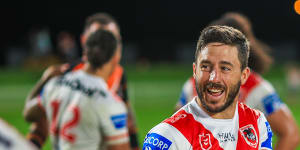 ‘This year,it’s picked up’:Why Ben Hunt is happier at the Dragons