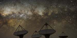 The Australian Square Kilometre Array Pathfinder (ASKAP) radio telescope in Western Australia.