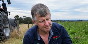 West Gippsland farmer Niels Olsen invented a planter that regenerates the soil and improves carbon retention. 