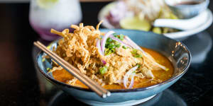 Eatdustry Thai's khao soi (coconut curry noodles).