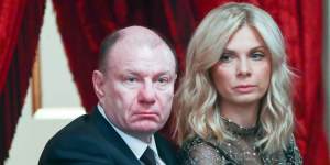 Vladimir Potanin,with wife Yekaterina,has not faced sanctions since the Russian invasion of Ukraine.