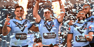 The Blues won this year’s State of Origin series.
