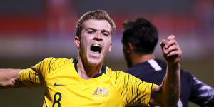 ‘He’s doing exceptionally well’:Socceroos boss wants McGree to stay in England