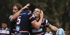 Shute Shield results:Easts belt West Harbour,Randwick score gutsy win with 14 men