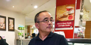 Wayne Hong a franchisee who owns the Michel's Pattiserie store in Knox Shopping Centre says his dream was ruined.