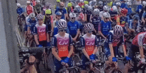 ‘Dancing through the rain clouds to get to the sunshine’:Cyclists stand as one in moving tribute to Melissa Hoskins