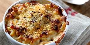 Golden and crunchy:Jill Dupleix's mac and cheese recipe.