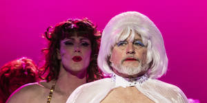 Transformed:Peter Phelps in La Cage Aux Folles.