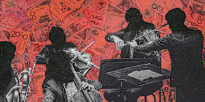 A marketing executive generated fake invoices and emails to the Sydney Symphony Orchestra and Opera Australia to swindle $2.4 million from a finance company.