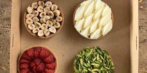 Isabella Leva and John Laureti's drool-worthy,weekly changing selection of four tarts.