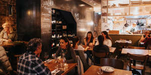 The CWR began as a more modest affair but now has a handsome marble bar and walk-in wine room.