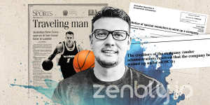 Steve Leven,a former basketball player,is accused of faking his PhD from Columbia University.