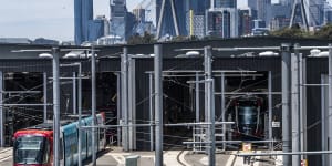 The inner west light rail (L1) will begin running services as early as February.