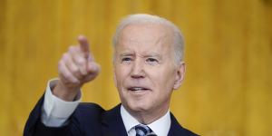 US president Joe Biden delivers his first remarks since Russia’s full scale invasion of Ukraine
