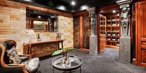 The property also boasts a wine lounge and cellar.