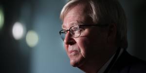 Former Prime Minister Kevin Rudd at Parliament House,Canberra