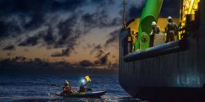 Greenpeace activists confronted and boarded TMC’s Hidden Gem mining vessel during a test voyage in late 2023.