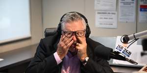 Ray Hadley on his last day on air.